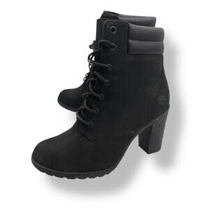 Timberland Tillston 6" Double Collar Boots - Black - Size 6.5